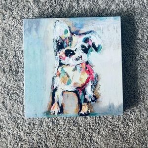 Small Modern Terrier Abstract Canvas Art ✨